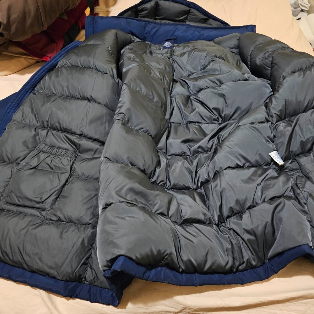 jacket (fairly new) blue L mens - Lands End - Picture 2 of 6